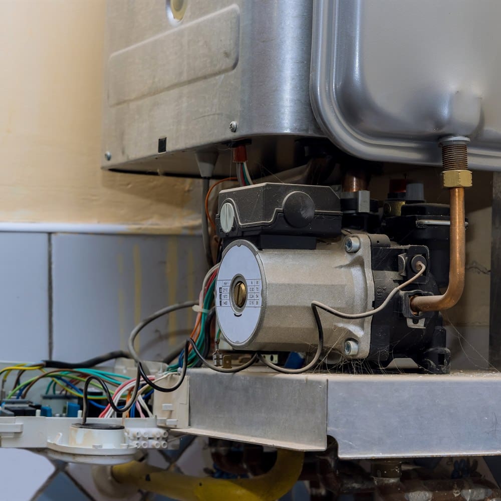 residential-boiler-system-with-open-electronic-com Residential boiler system with open electronic complete